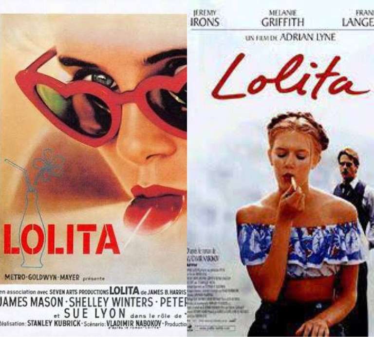Primer Video: Película Lolita 1962 & 1997 en 39 pesos c/u.