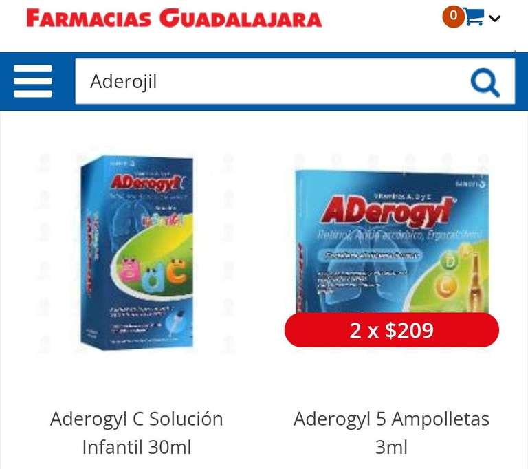 Farmacias Guadalajara ADEROGYL