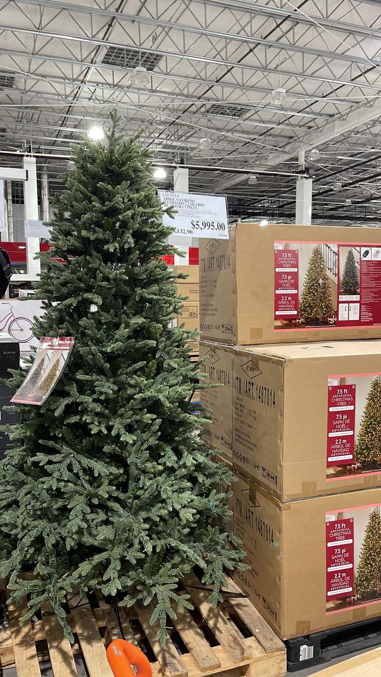Costco: árbol navideño 2.20 metros
