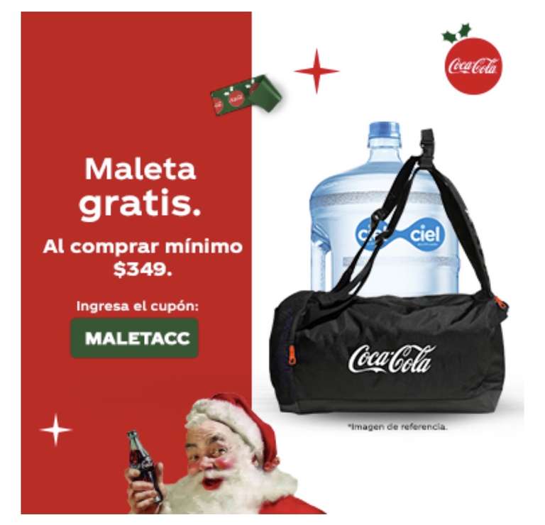Coca-Cola maleta gratis con código