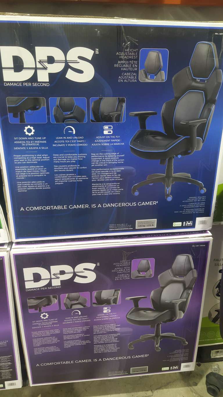Costco Coapa: silla gamer varios colores marca DPS