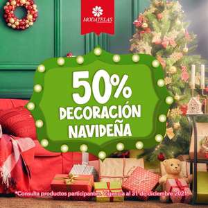 Modatelas: 50% de descuento en decoración y series de luces navideñas