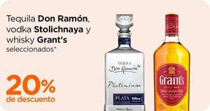 Chedraui: 20% de descuento en tequila Don Ramón, Vodka Stolichnaya y Whisky Grant's seleccionados