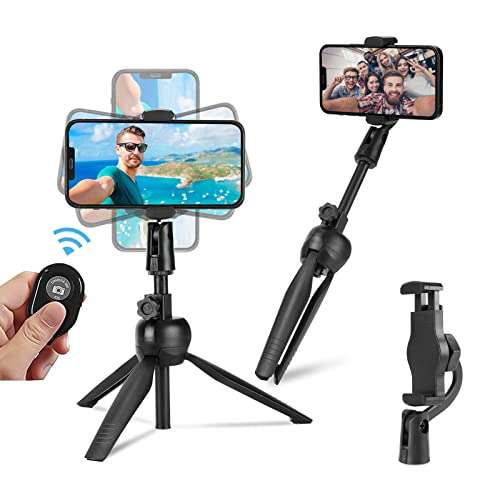 Selfie stick/tripié para celular con control Bluetooth en Amazon