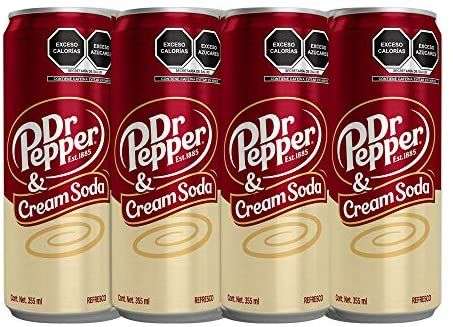 Amazon: Dr Pepper, Cream Soda lata de 355 mililitros. Paquete de 12