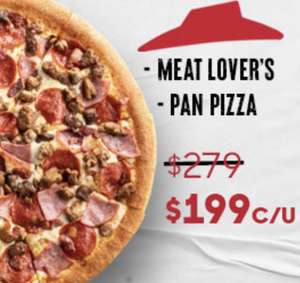 Pizza Hut: Pizzas Grandes de Especialidad a $199