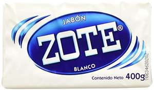 Amazon: Jabón Zote Jab Barra Blanco 400 Gr blanco para su prro cuerpazo