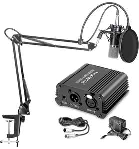 Amazon: Neewer Microfono Condensador, Phantom, Brazo y Filtro