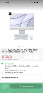Linio : iMac 24” M1 8GPU 8CPU con Citibanamex