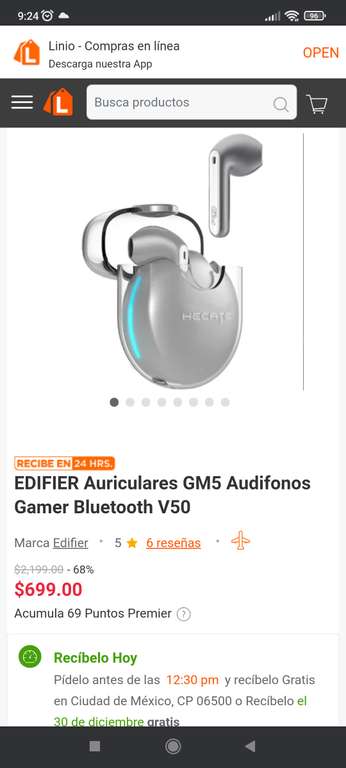 Linio: EDIFIER Auriculares GM5 Audifonos Gamer Bluetooth V50 | Linio México - ED865EL1LH4B8LMX