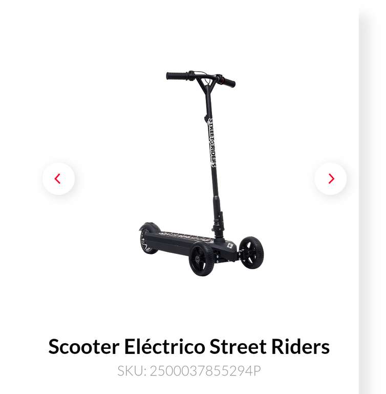 Del Sol: Scooter Eléctrico Street Riders