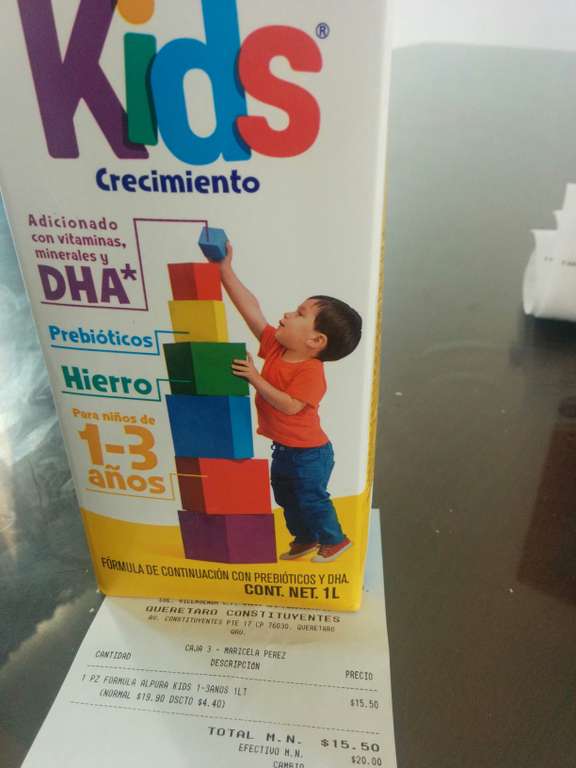 Farmacias Guadalajara: leche Alpura Kids a $15.50