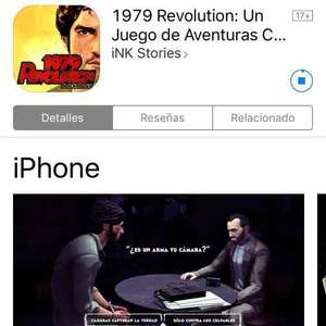 AppStore: Juego 1979: Revolution gratis!