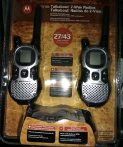Walmart: Radios de 2 vias Motorola 43km