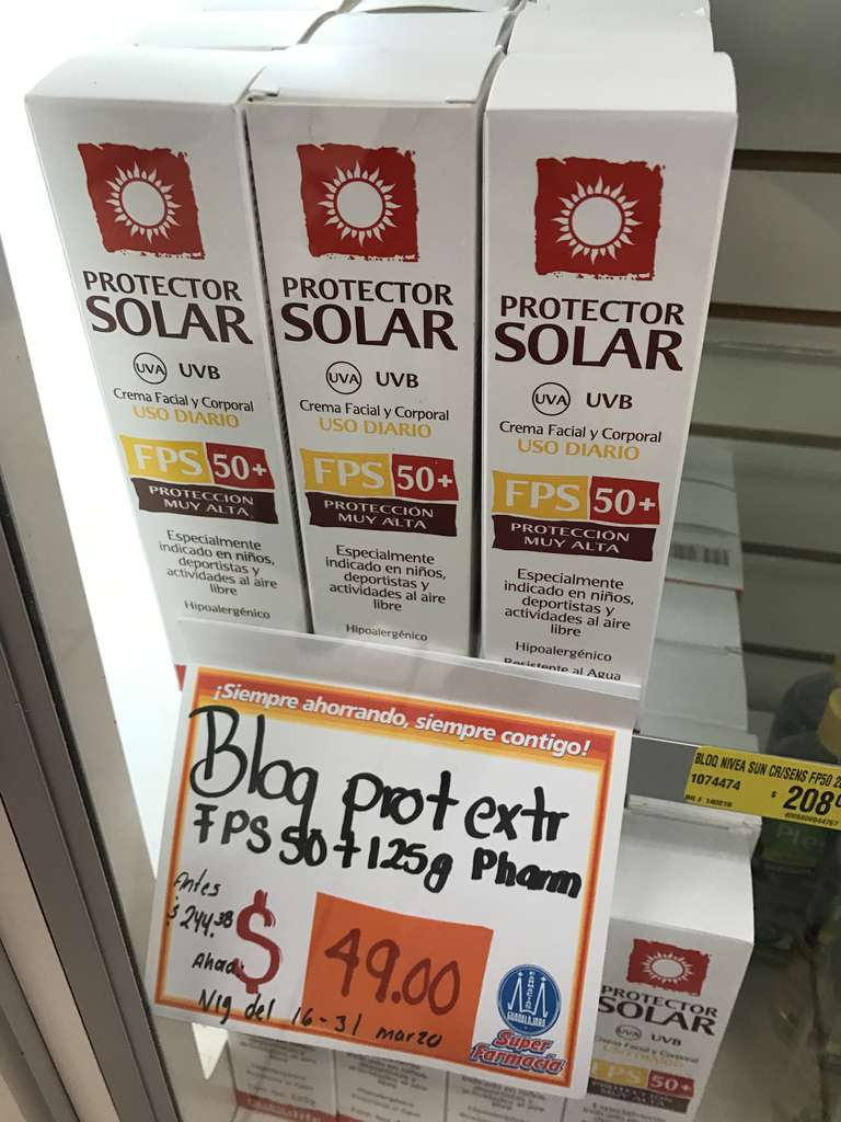 Farmacias Guadalajara: Protector Solar Fps 50. Crema uso diario