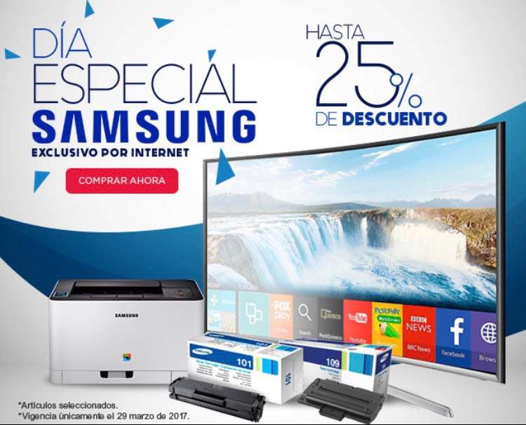 Office Depot: hasta -25% día especial Samsung