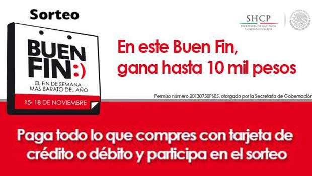 Sorteo El Buen Fin 2014: reembolso de 150,000 compras de hasta $10,000
