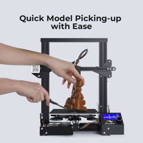 Amazon: Creality Ender 3 Impresora 3D Clásica Totalmente Abierta, Función de Impresión de Reanudación DIY Tamaño de Impresión 220x220x250mm
