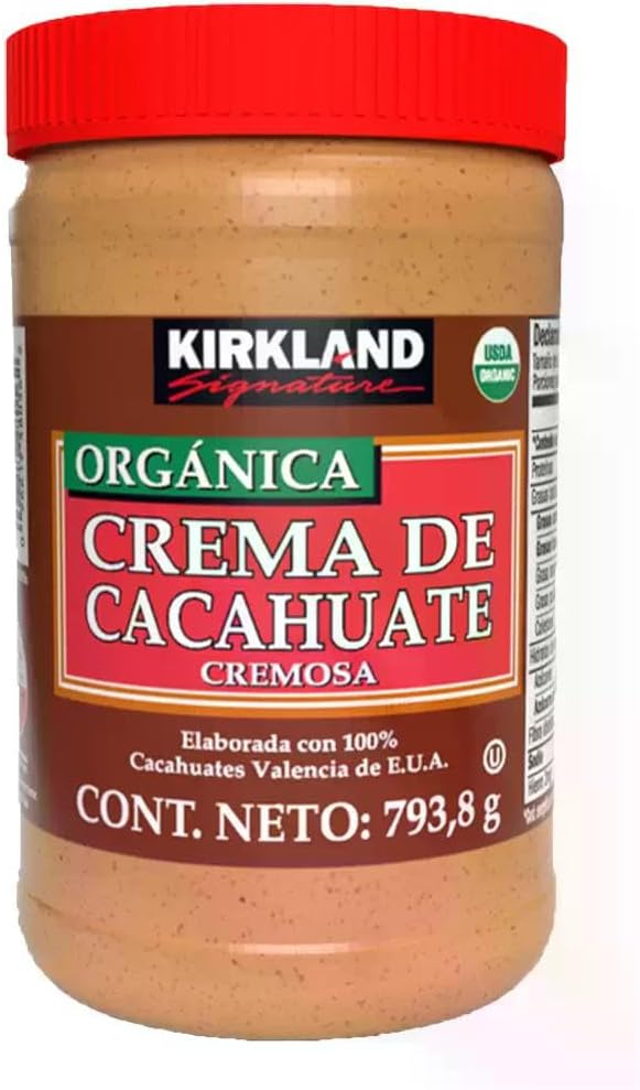 Amazon: Crema de Cacahuate Kirkland Organica Kirkland 793 gramos
