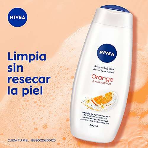 Amazon: NIVEA Jabón Líquido Corporal Humectante Orange And Avocado Oil (400 ml)