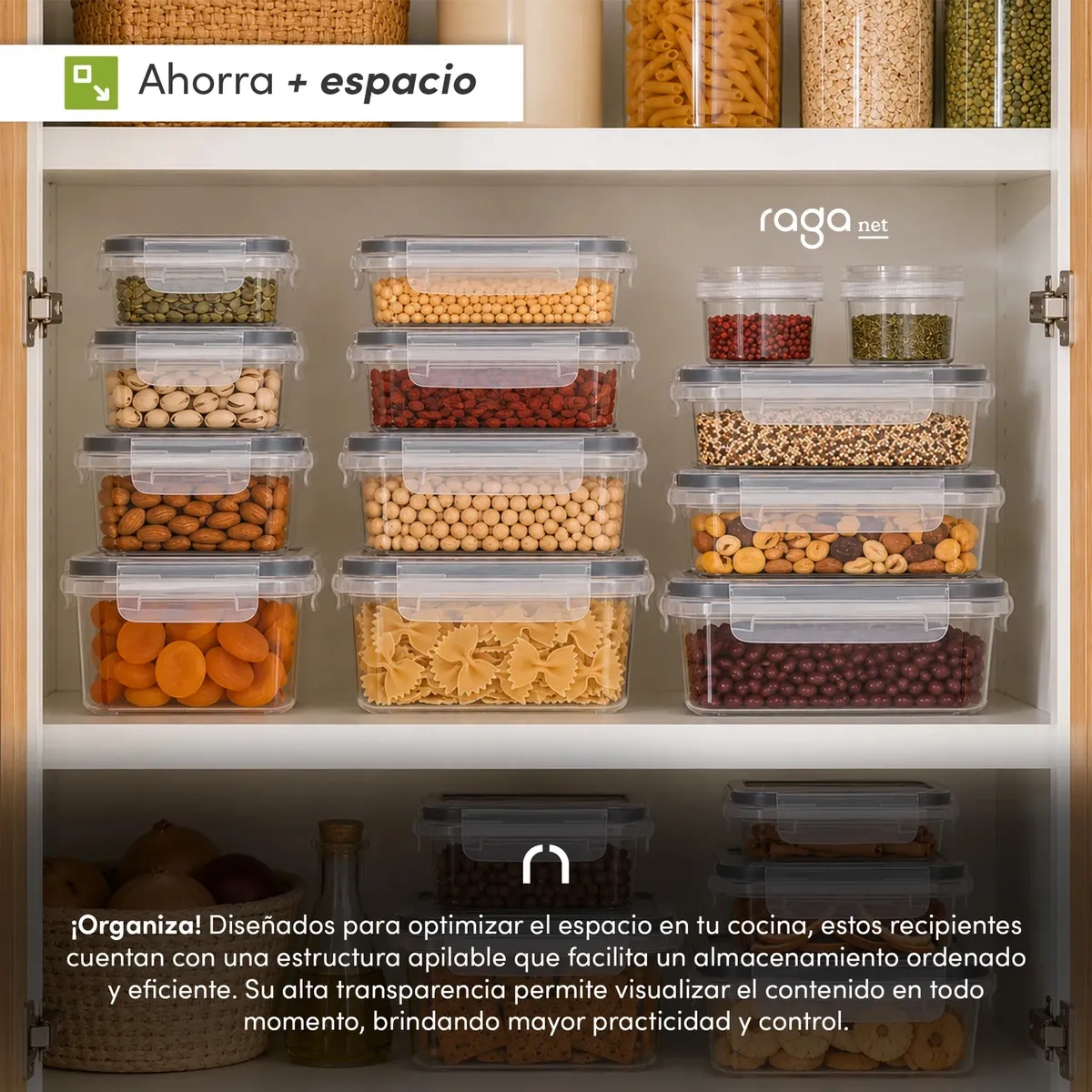 Mercado Libre: Tuppers Hermeticos de Plastico Libres de BPA (12 piezas).