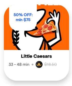 Rappi Prime Gdl: Little Caesars 50% de dcto min $75 | Usuarios seleccionados