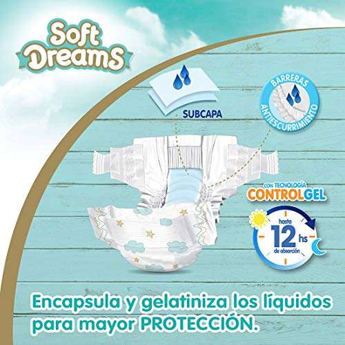 Amazon: Soft Dreams Pañales Para Bebé Etapa 6 Talla Xxg 52 Piezas | Planea y Ahorra, envío gratis con Prime