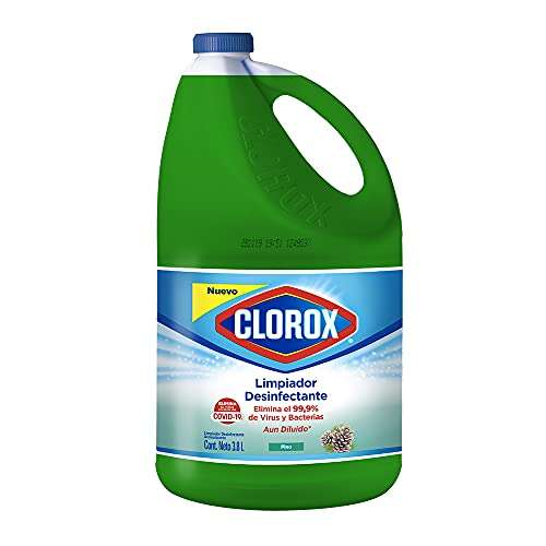 amazon: Clorox Limpiador Desinfectante de Pisos Clorox Pino 3.8 Lt