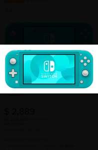 Mercado Libre: Nintendo Switch Lite 32GB Standard color turquesa y amarilla