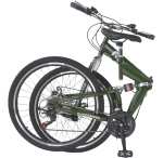 Elektra: Bicicleta De Montaña Plegable R26 Freno De Disco 21 Vel Verde