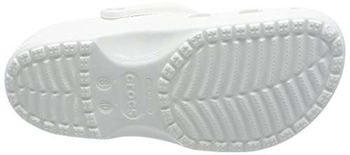 Amazon: Crocs clasicos, color Blanco, talla 20 cm | envío gratis