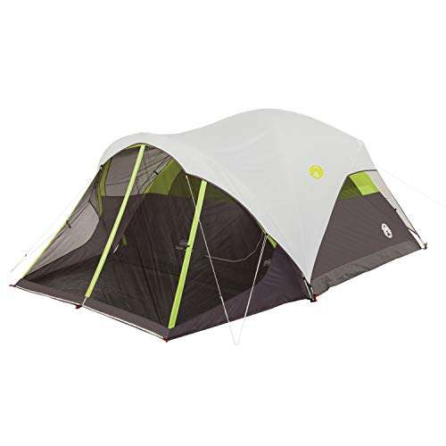 Amazon: Coleman Steel Creek Fast Pitch Dome Tent with Screen Room, 6-Person, White, 10' x 9' 20