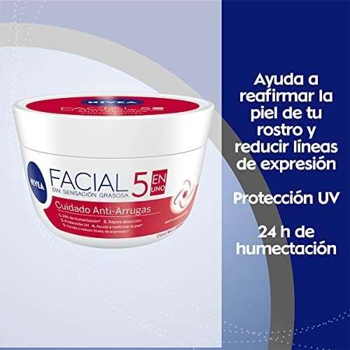 Amazon: Nivea Crema facial adulto reduccion de lineas de expresión 200 ml no grasosa | Envío gratis con Prime