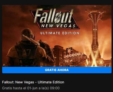 Epic Games: Fallout New Vegas Ultimate Edition GRATIS