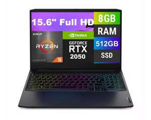 Walmart - Ideapad Gaming 3 Gen 6 Ryzen 5500H GeForce RTX 2050 8/512 GB Teclado en inglés
