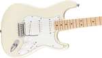 Squier by Fender Affinity Series Stratocaster, Maple fingerboard, Olympic White-Amazon USA(no a traves de Amazon Mexico)