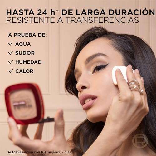 Amazon: L´Oréal Paris base de maquillaje en polvo de larga duración Infallible 24h Freshwear,