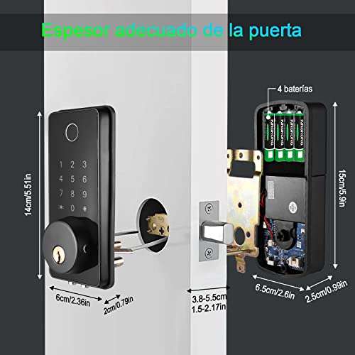 Amazon Cerradura Inteligente Electrónica,5 en 1