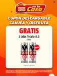 Oxxo: Cupones "Gratis Karate chile limón y 2 latas de Tecate 0.0 355 ml"