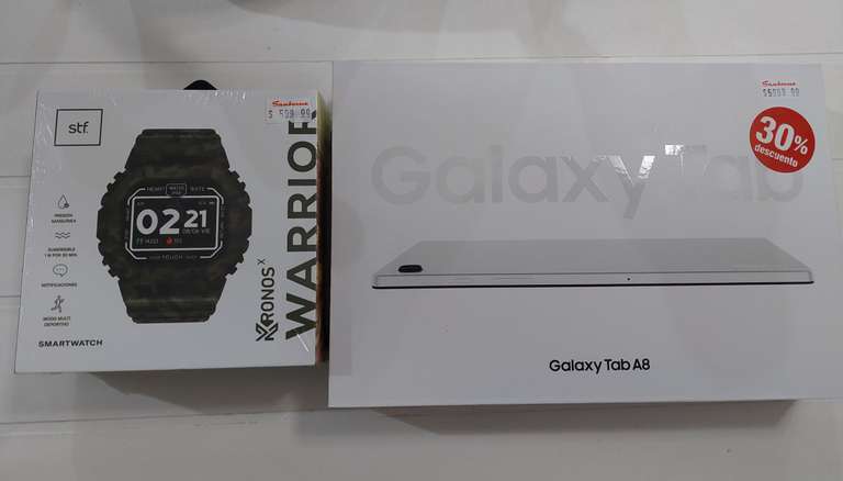 Sanborns: Galaxy Tab A8 4GB+64GB con Smartwatch Kronos de regalo