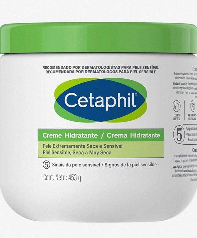 AMAZON: CETAPHIL Crema Hidratante 453 g Recomendada por Dermatólogos para Piel Sensible al 2x1 ($134 la pieza)