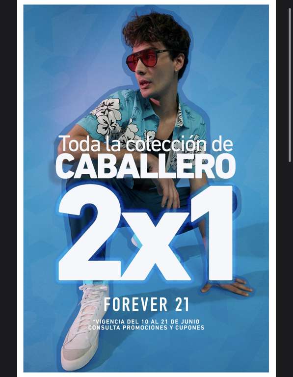 Forever 21: 2x1 en toda la colección de caballero
