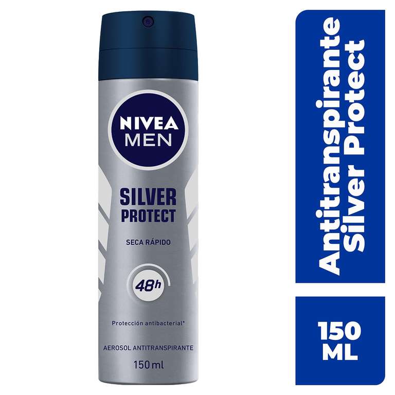 Amazon: Desodorante Nivea Men Silver Protect (Planea y Ahorra)