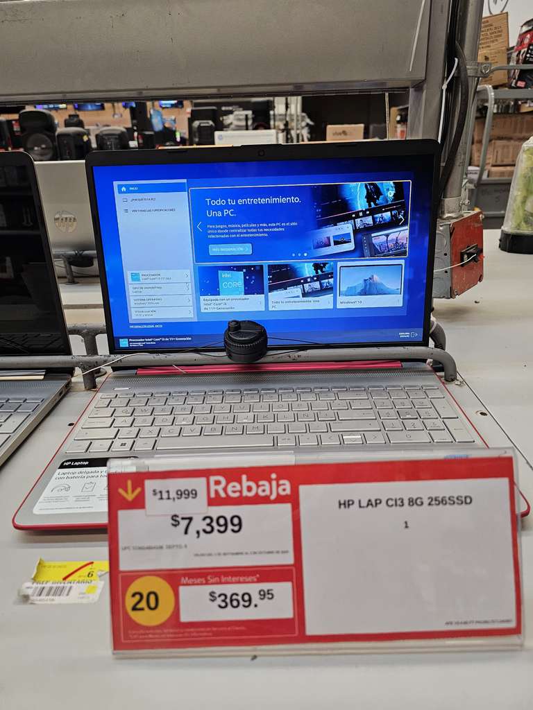 Walmart: laptop Atvio $3,999.02, laptop Vaio $9,999 y otras