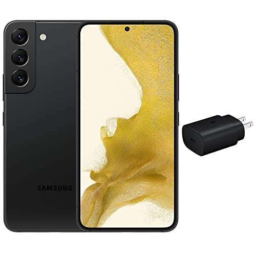 Amazon: Samsung Galaxy S22 5G 128 GB 120 Hz, cámara 4K de 50 MP desbloqueado cargador de 25 W Reacondicionado