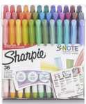 Amazon: Sharpie S-NOTE - Marcadores Creativos, Resaltadores, Colores Surtidos, Punta de Cincel, 36 unidades.