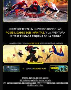 Mercado Play: Película spider man un nuevo universo gratis