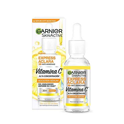 AMAZON -Garnier Skin Active Express aclara booster serum anti manchas con vitamina c - 30 ml Serum