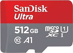 Amazon: Micro SD SanDisk 512GB Ultra 150MB/s,
