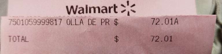 Walmart: Olla Expréss Ecko 6L $72.01